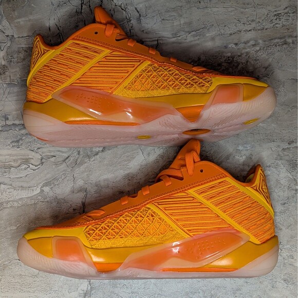 Air Jordan 38 Low Women's 8.5, Men's 7 Dearica Hamby Sunshine Shoes FV3945-700 - Picture 5 of 12